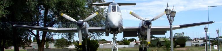 Pucar?FAA en el Museo nacional de Malvinas en Oliva, Córdoba