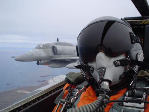 Piloto A4 AR Fuerza Aérea Argentina